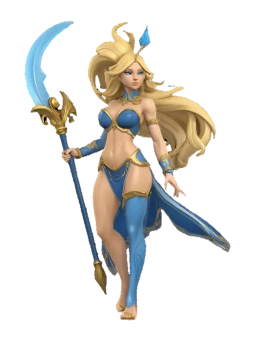 3D model for Wind Queen