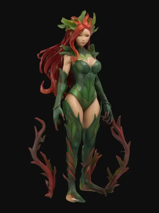 3D model for Floral Plant Girl