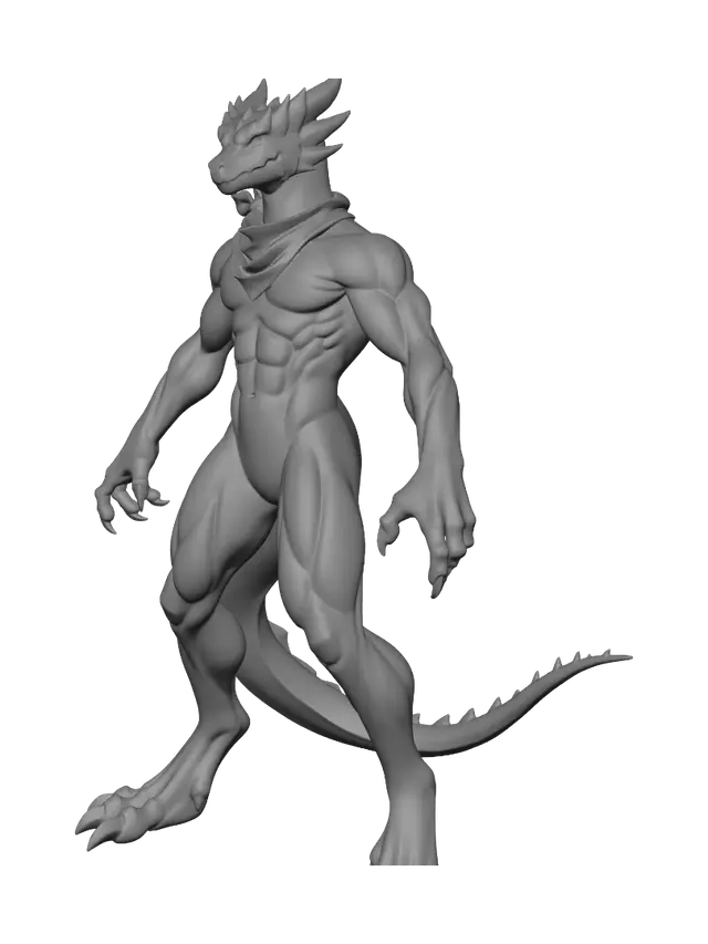 3D model for Azure Emberdrake