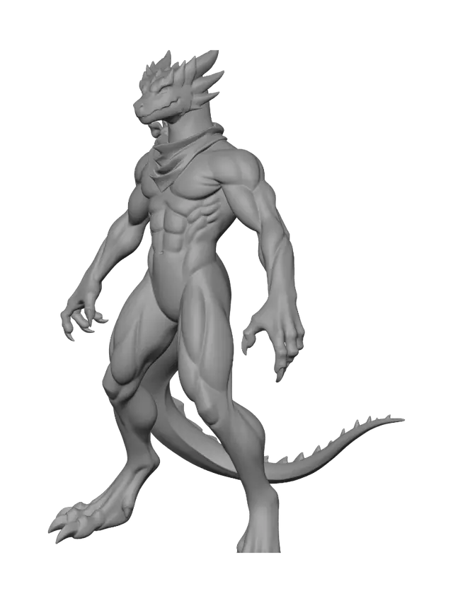 3D model for Azure Emberdrake