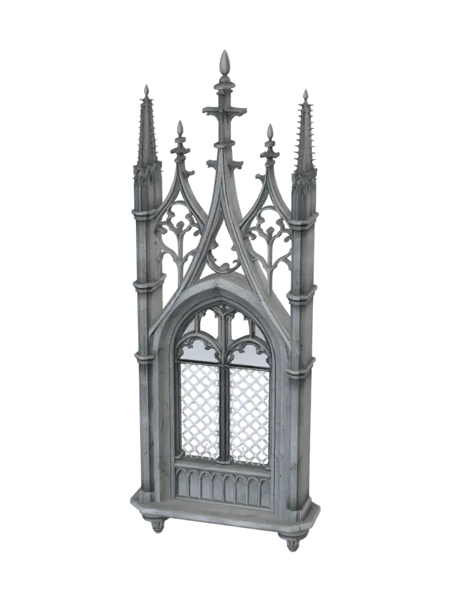 3D model for Gothic Tracery Window