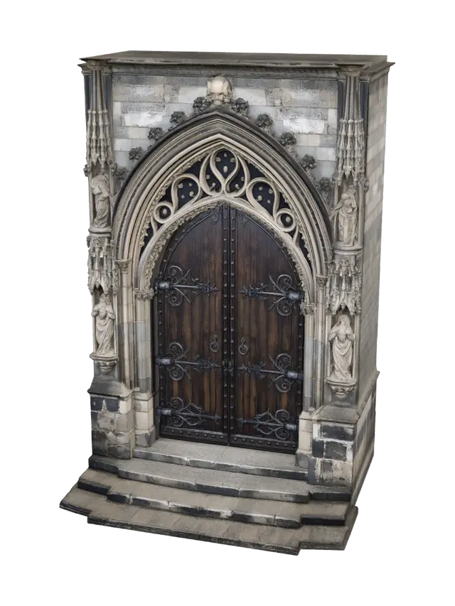 3D model for Gothic Cathedral Portal