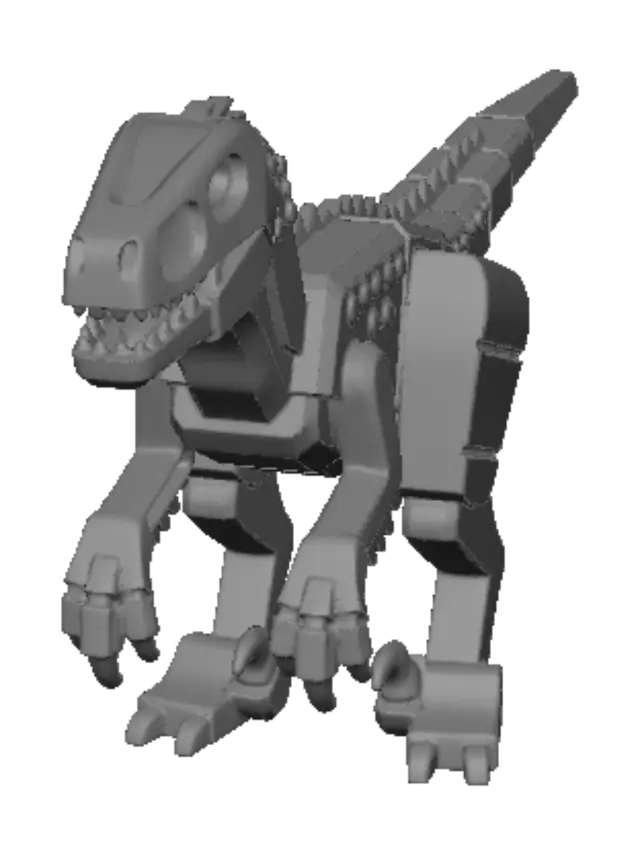 3D model for Velociraptor-01