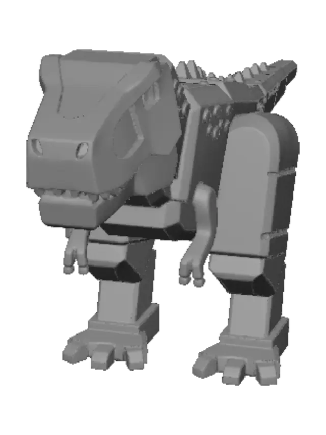 3D model for DINO Squad T-REX-01