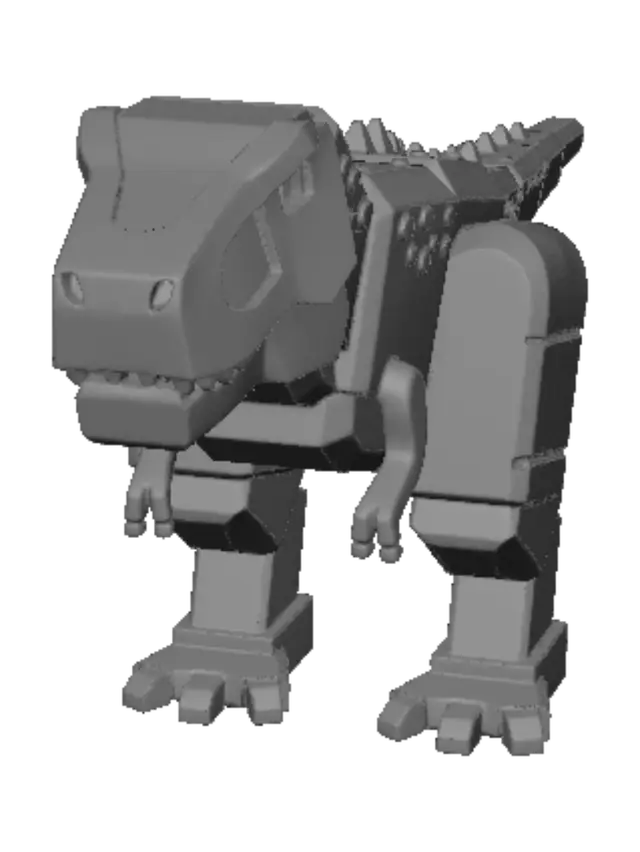 3D model for DINO Squad T-REX-01