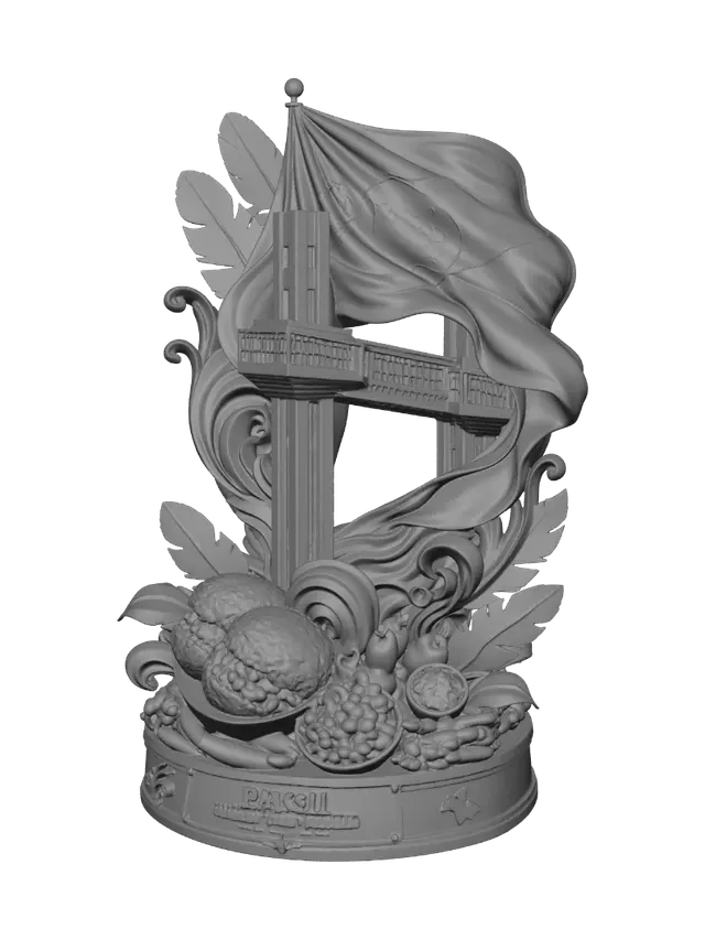 3D model for Brazil: Culture, Flavor and History