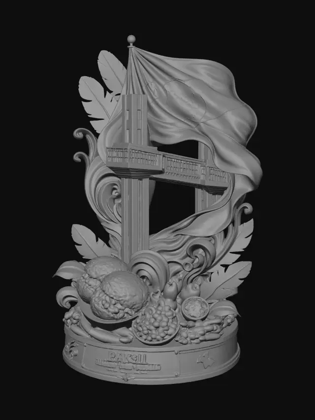 3D model for Brazil: Culture, Flavor and History