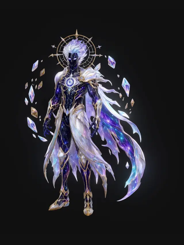 3D model for Celestial Crystal Knight