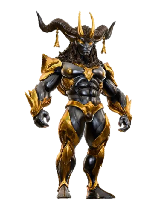 Minotaur Sentinel - Bull 3D model, vytvořený pomocí AI