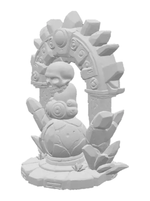 3D model for The Crystal Skull Monument
