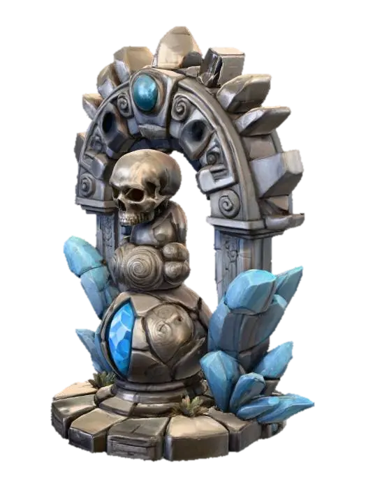 3D model for The Crystal Skull Monument