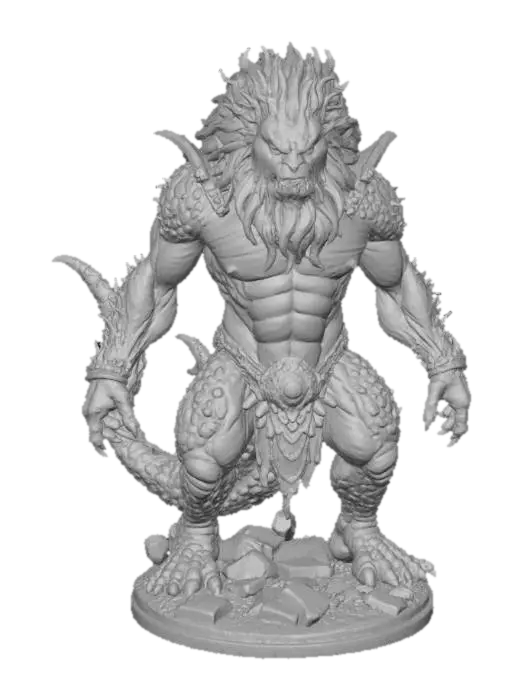 3D model for Beast King, #villain#