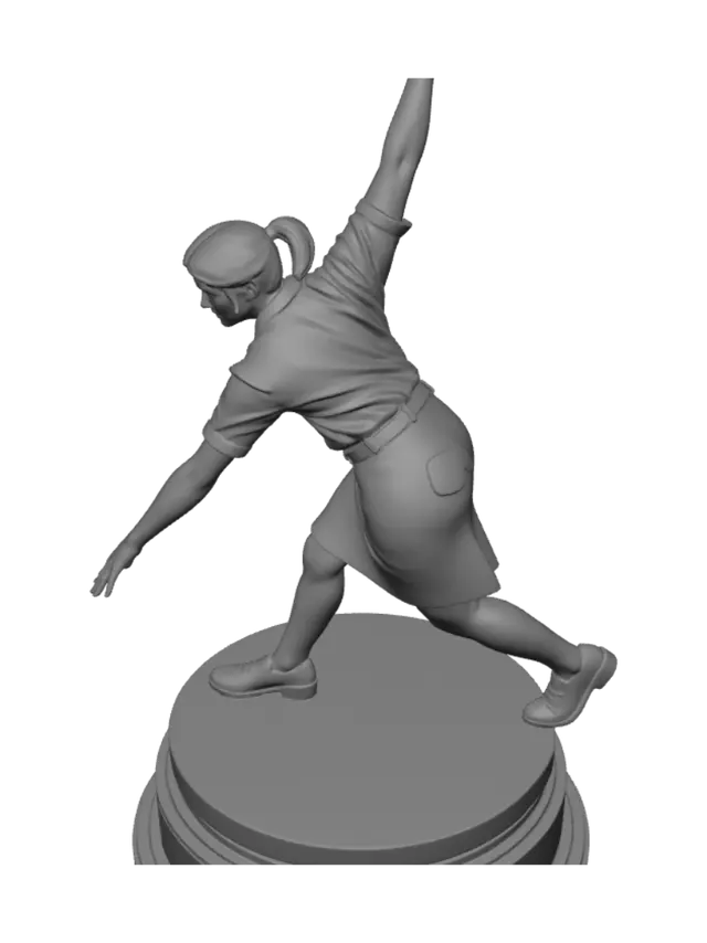 3D model for Gilded Bowling Champion