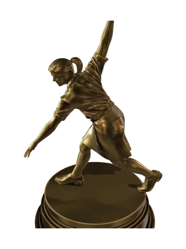 3D model for Gilded Bowling Champion