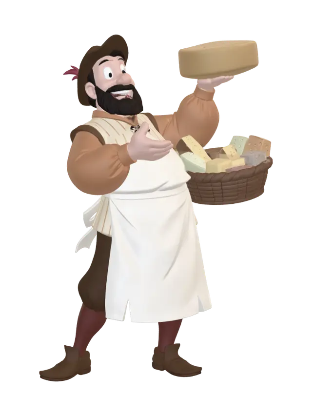 3D model for The Cheesemonger
