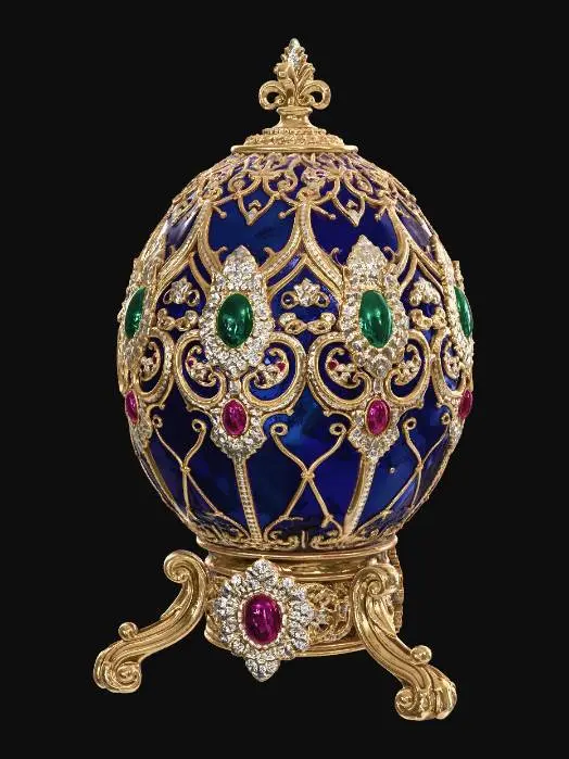 3D model for Imperial Blue Fabergé Egg, #EasterEgg2026#