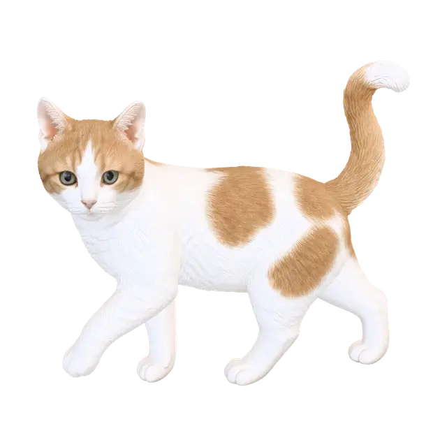 My cat Kiwi - Swirl 3D model, vytvořený pomocí AI