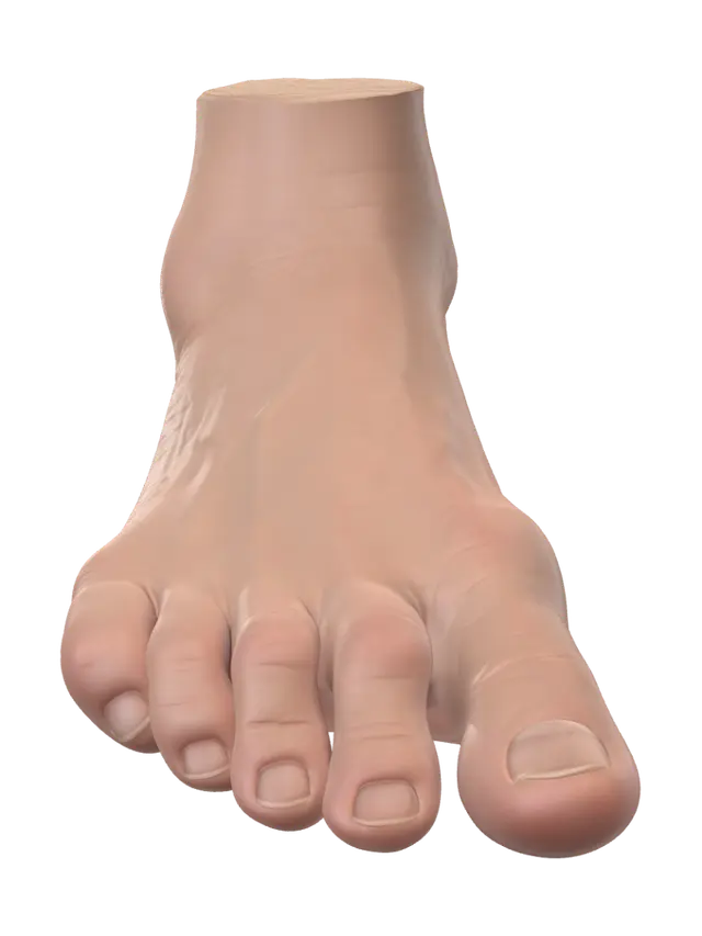 PÉ DE MULEQUE - Barefoot 3D model, vytvořený pomocí AI