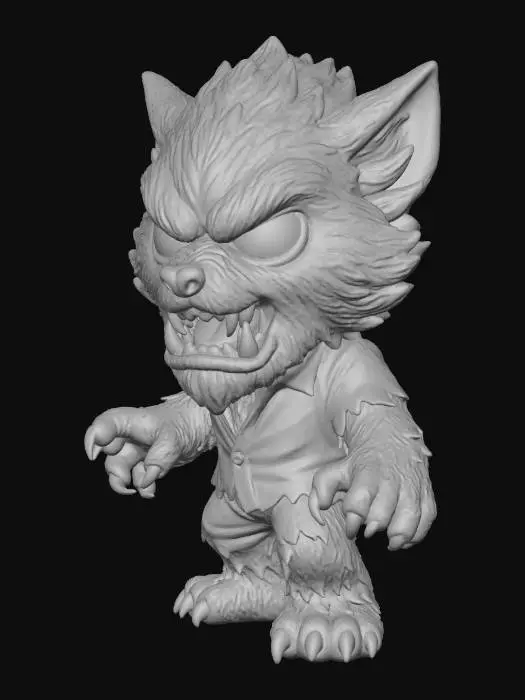 3D model for Mini Wolf, #Halloween2025#