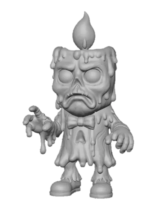 3D model for Candle Monster, #Halloween2025#