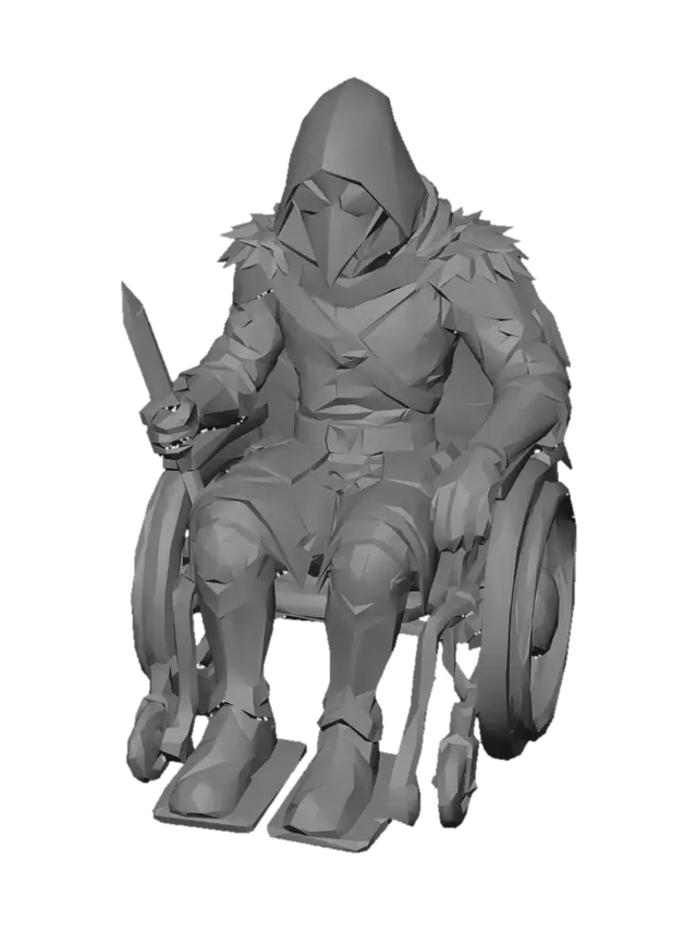 3D model for Wheelbound Plague Knight