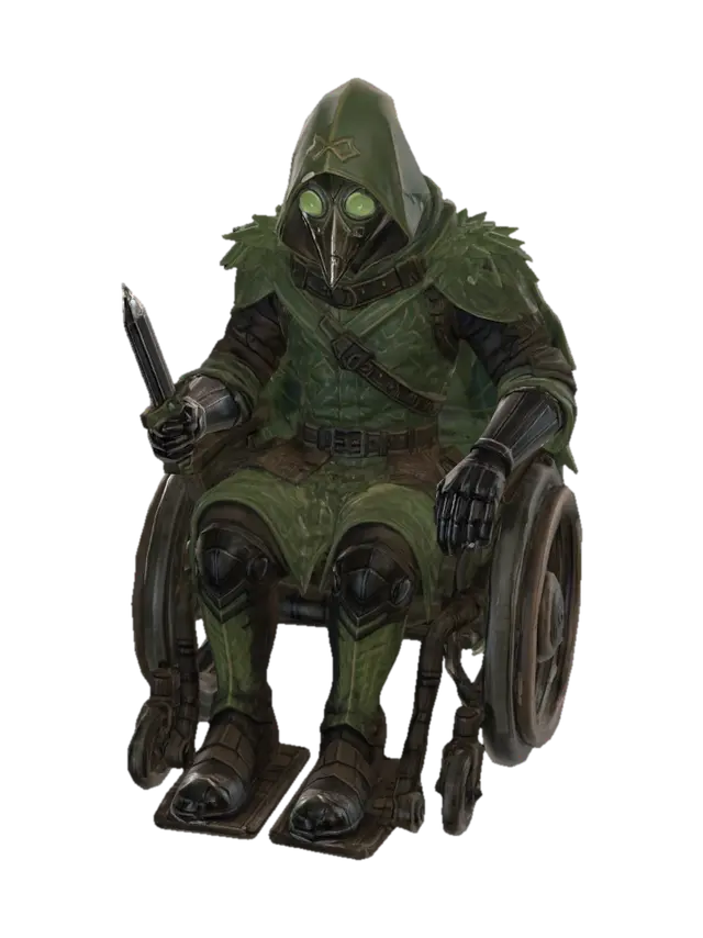 3D model for Wheelbound Plague Knight