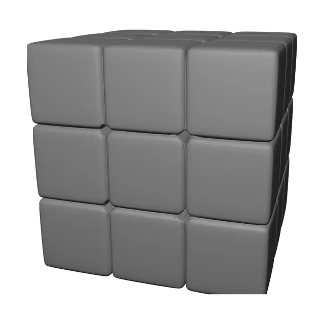 3D model for Polished Metal Cube