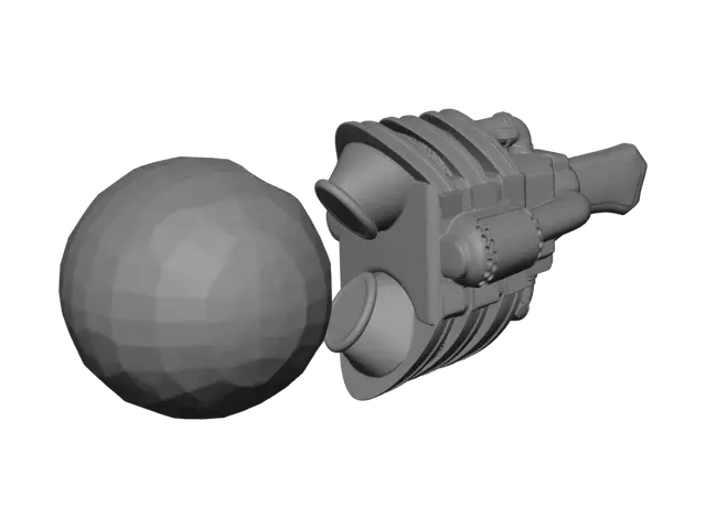 3D model for Inferno Cannon