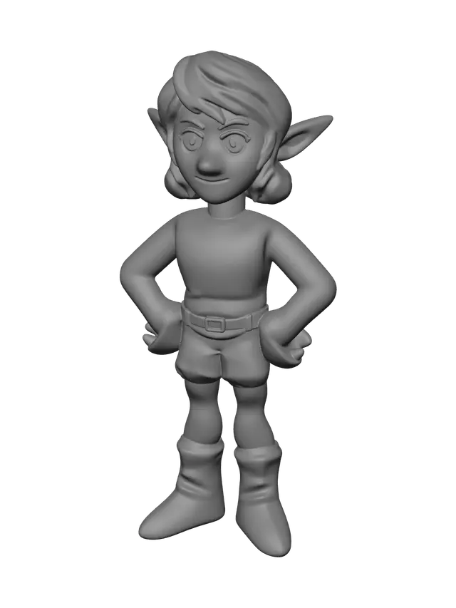 3D model for Low-Poly Deku