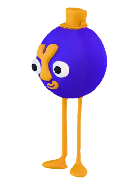 3D model for Purple Dapper