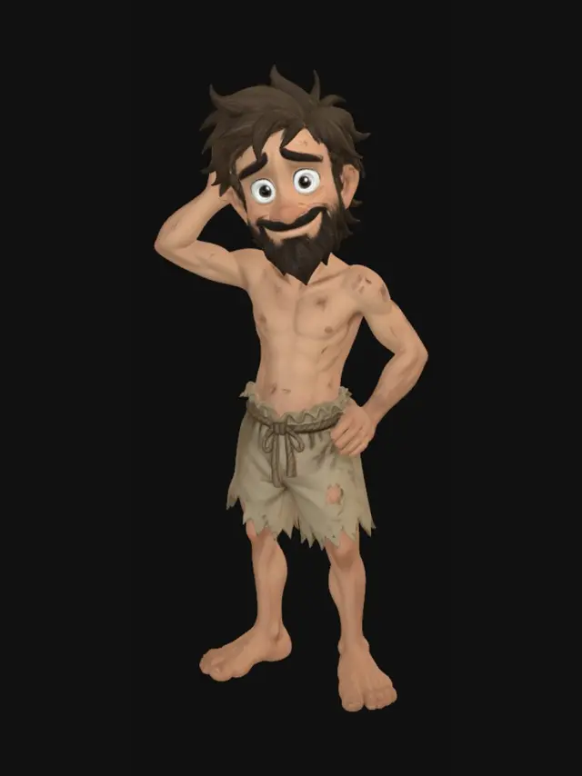 3D model for Bearded Castaway