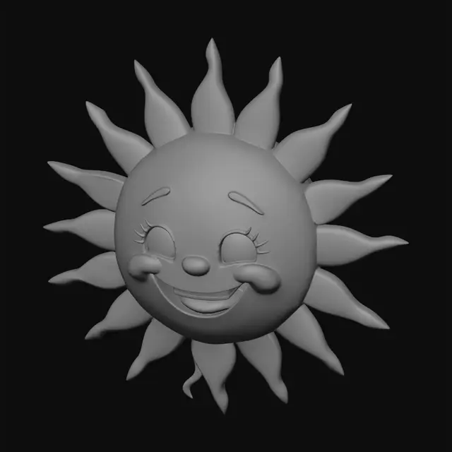 3D model for happy