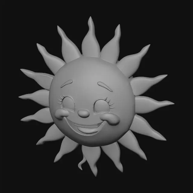 3D model for happy