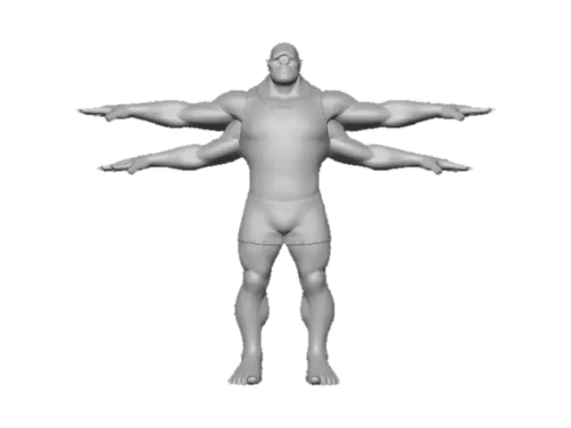 3D model for Six-Arm Cyclops