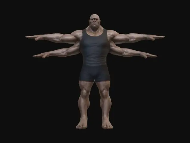 3D model for Six-Arm Cyclops