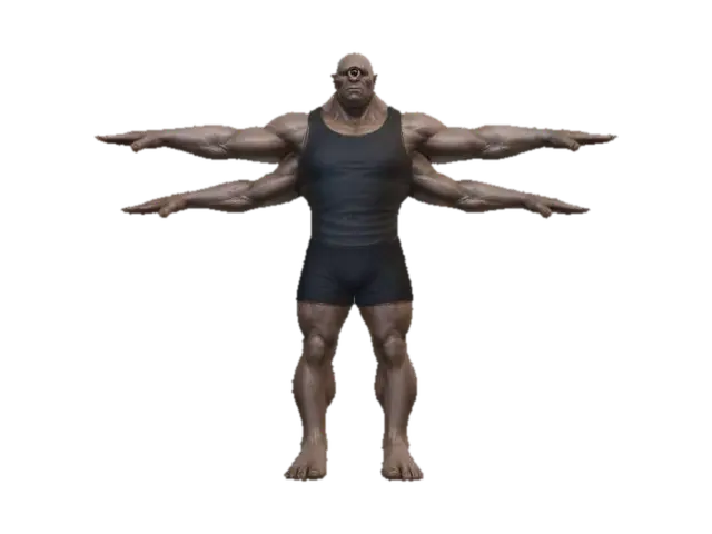 3D model for Six-Arm Cyclops