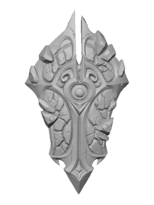 3D model for Molten Emblem, #Halloween2025#