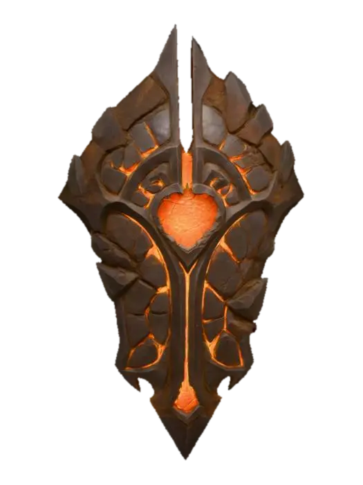 3D model for Molten Emblem, #Halloween2025#