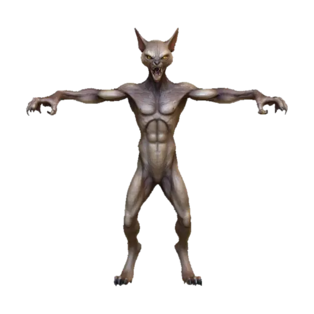 3D model for Sphnix cat humaniod