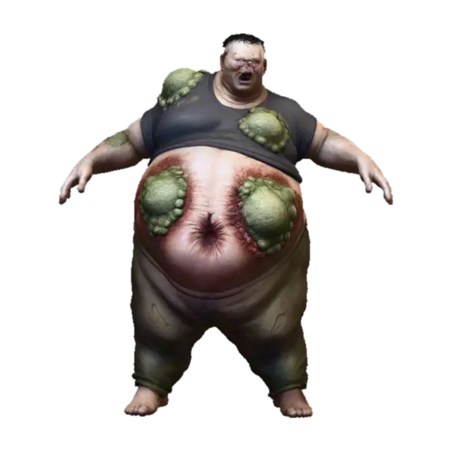 Infected Ravager, #Halloween2025# 3D model, vytvořený pomocí AI