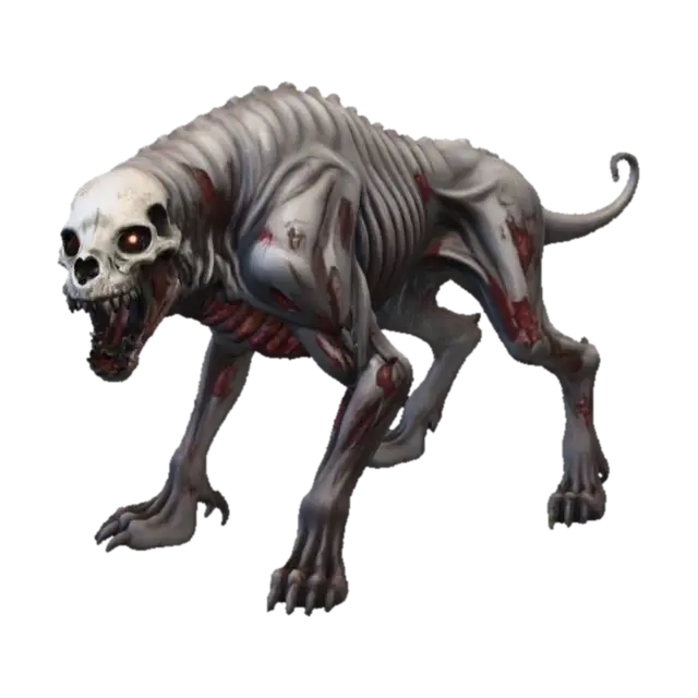 Cryptid Hound AI 생성 3D 모델
