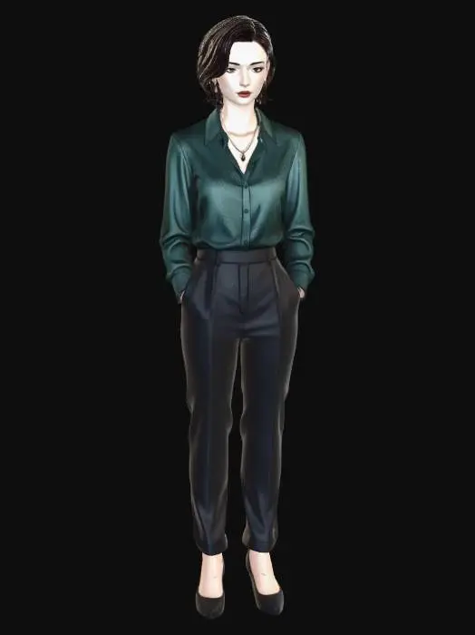 3D model for Emerald Velvet in a Highrise Lounge