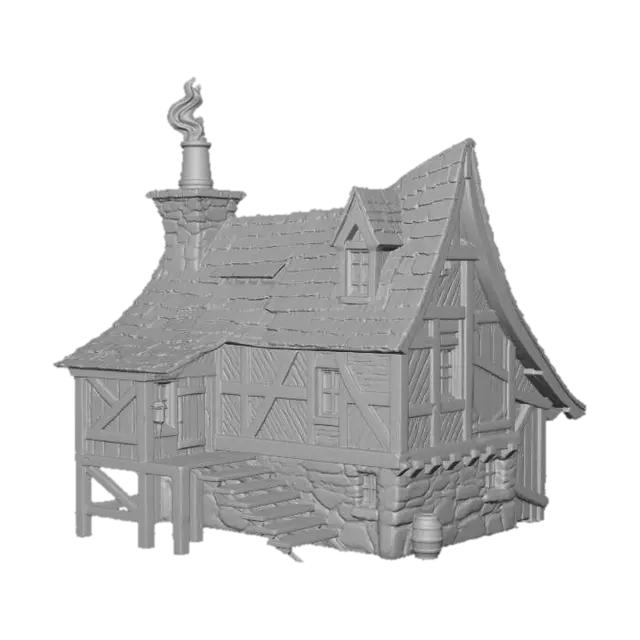 3D model for Rustic Cottage Retreat