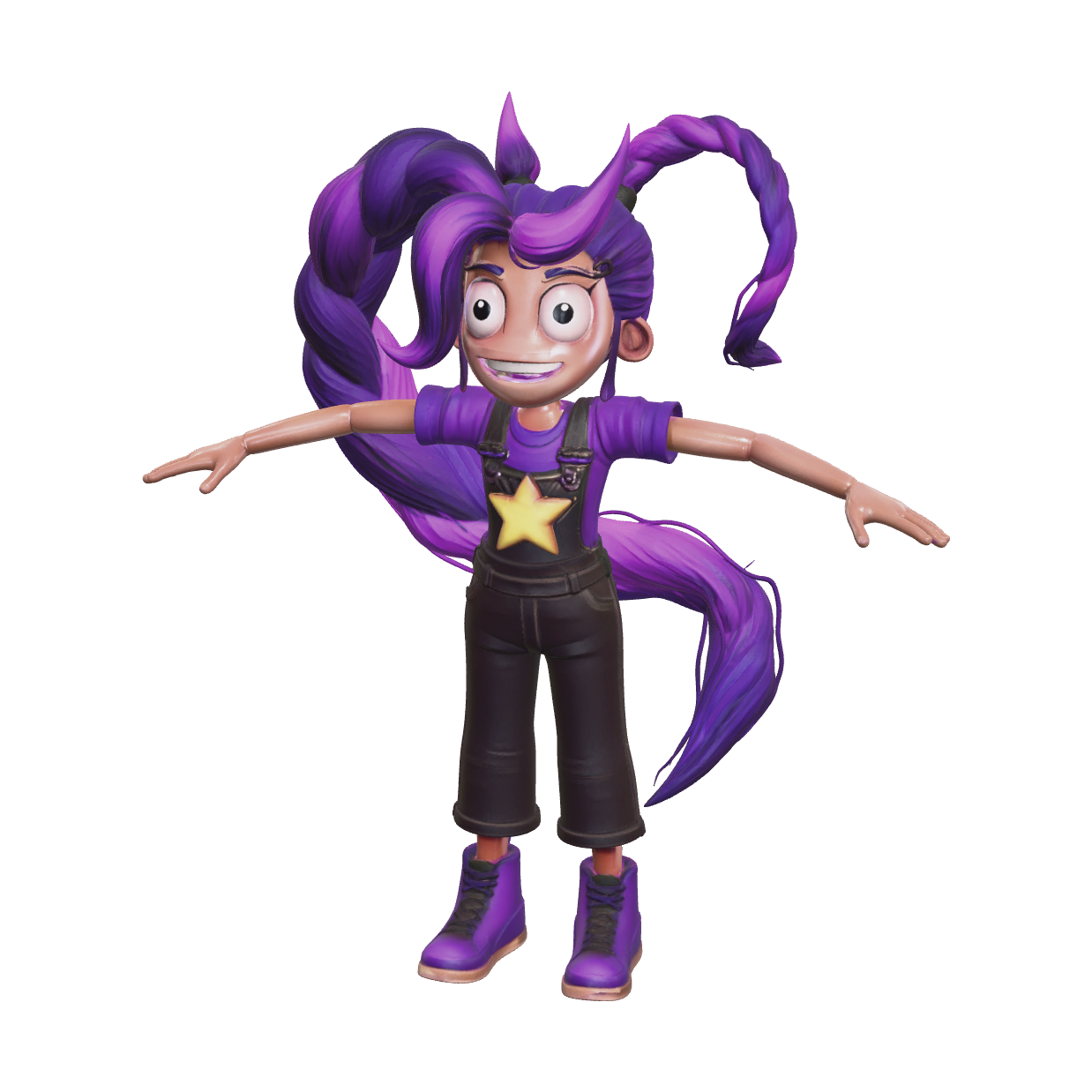 Poppy Playtime Chapter 5 Lily Love Braids 3D model, AI generated