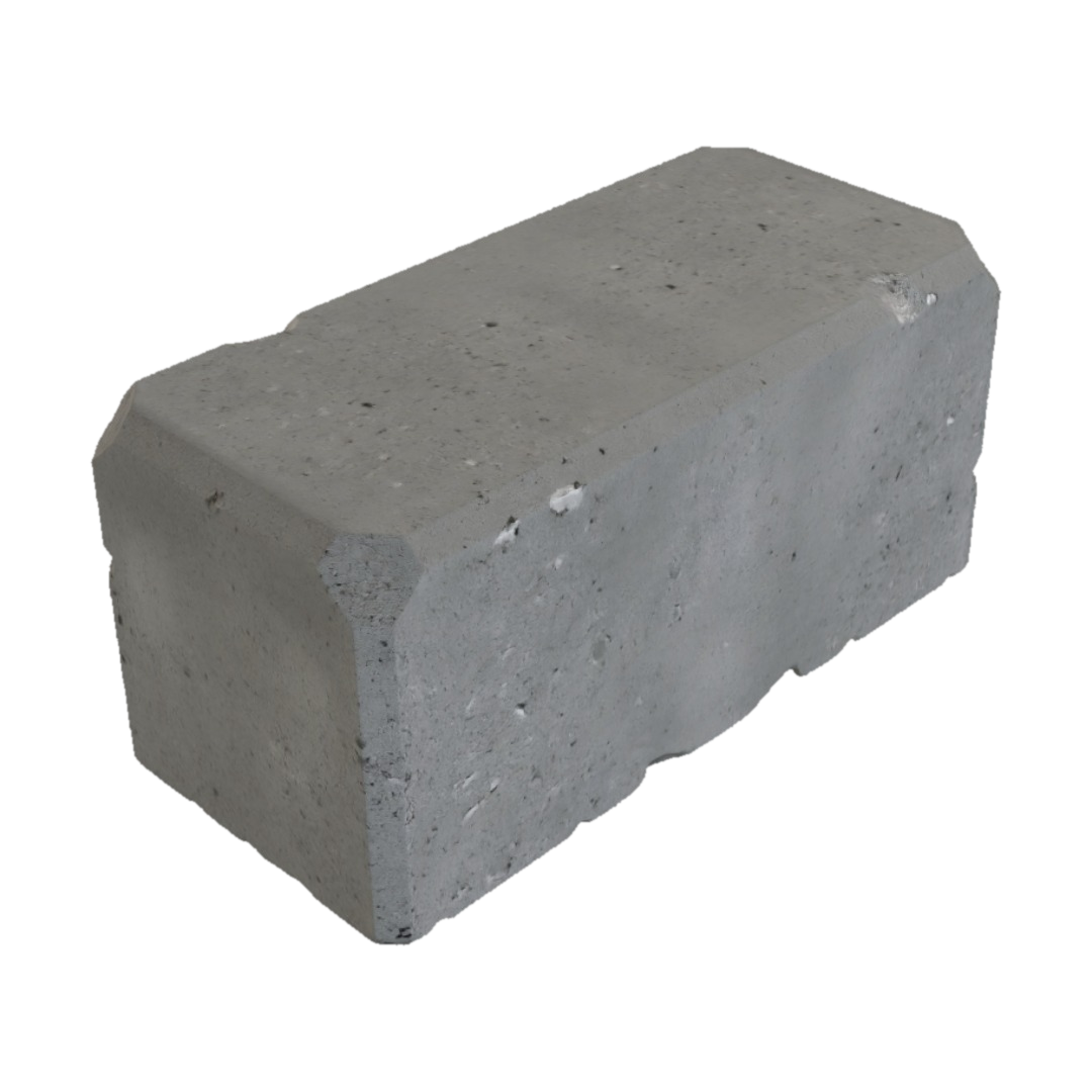 Нарисуй бетонный блок 3D model, vytvořený pomocí AI