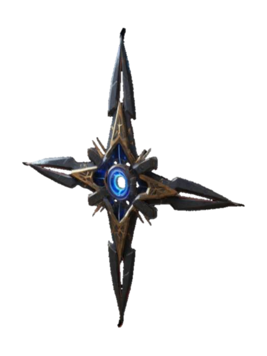 3D model for The Forbidden Ancient Dark Ninja Star With Futuristic Laser Targeting
, #ChronoForgeWeapon#,
