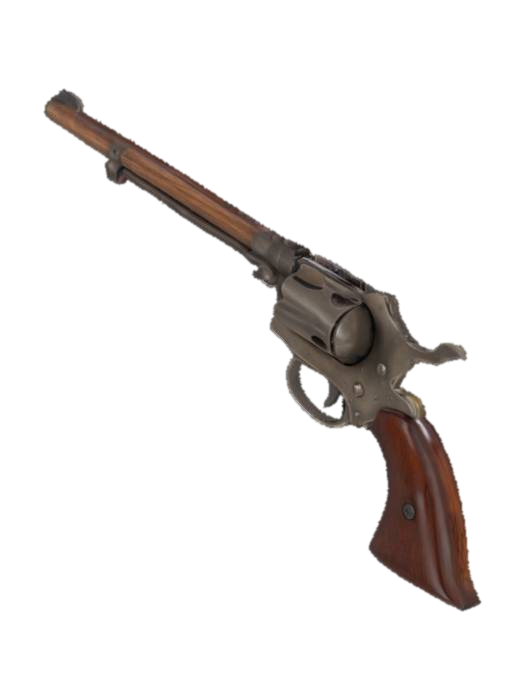 Colt Peacemaker Revolver 3D model, vytvořený pomocí AI