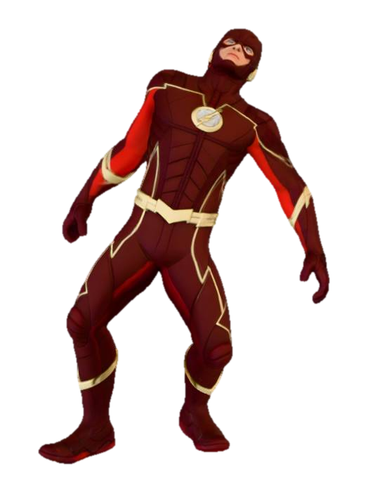 3D model for Superhero in Red Suit