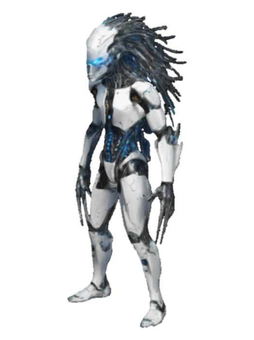 3D model for Cybernetic Warrior
