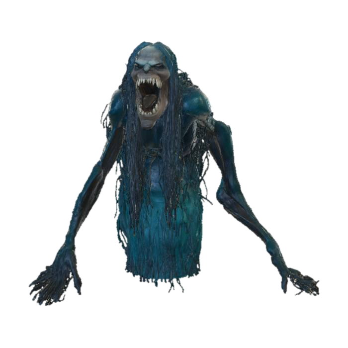 Nightmare Wraith 3D model, vytvořený pomocí AI